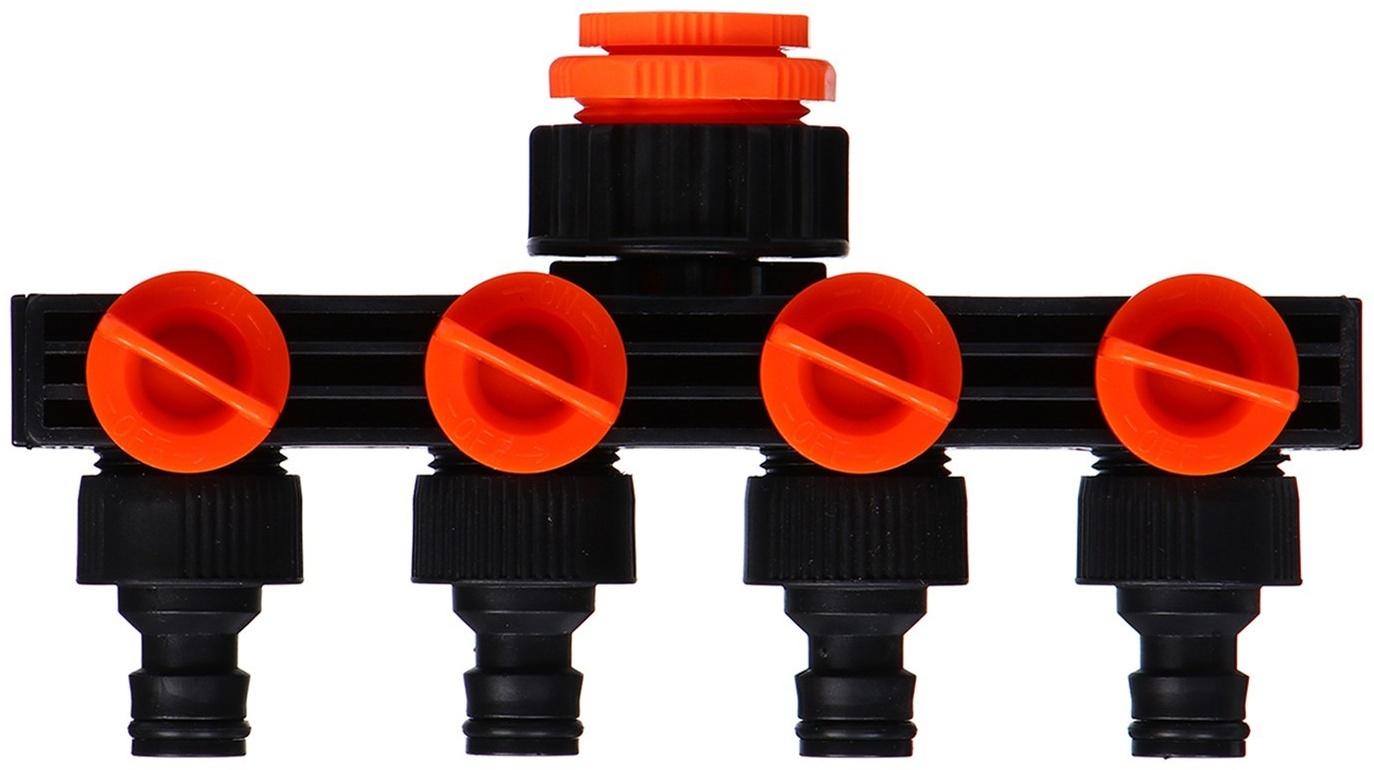 Распределитель 4-канальный, внутренняя резьба 1