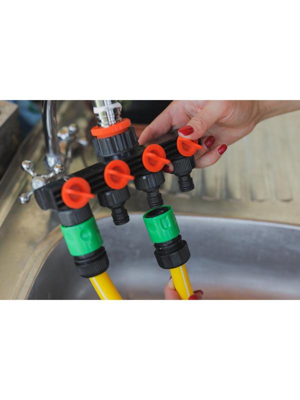 Распределитель 4-канальный, внутренняя резьба 1