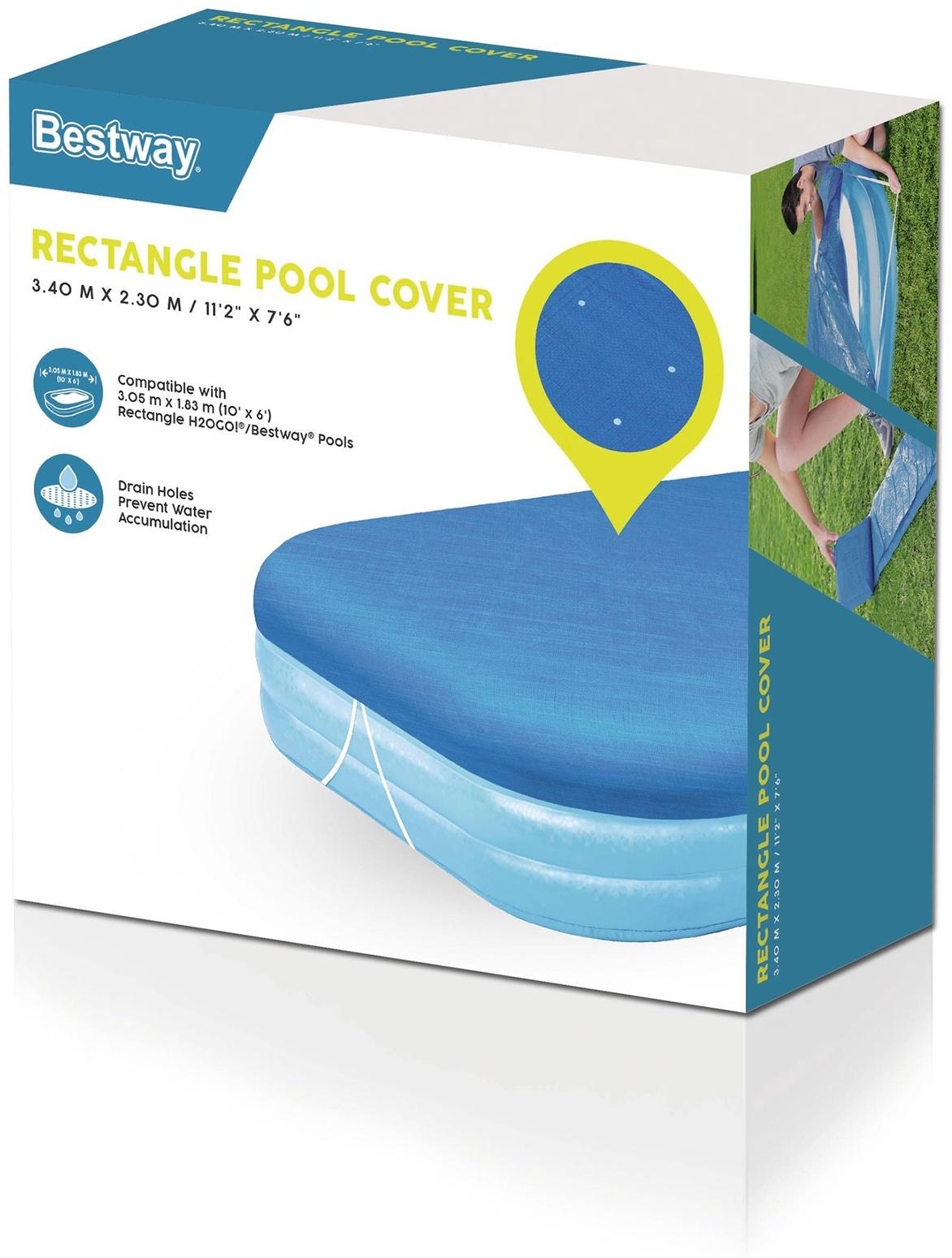 Тент для надувных бассейнов Bestway 58108, 305×183 см