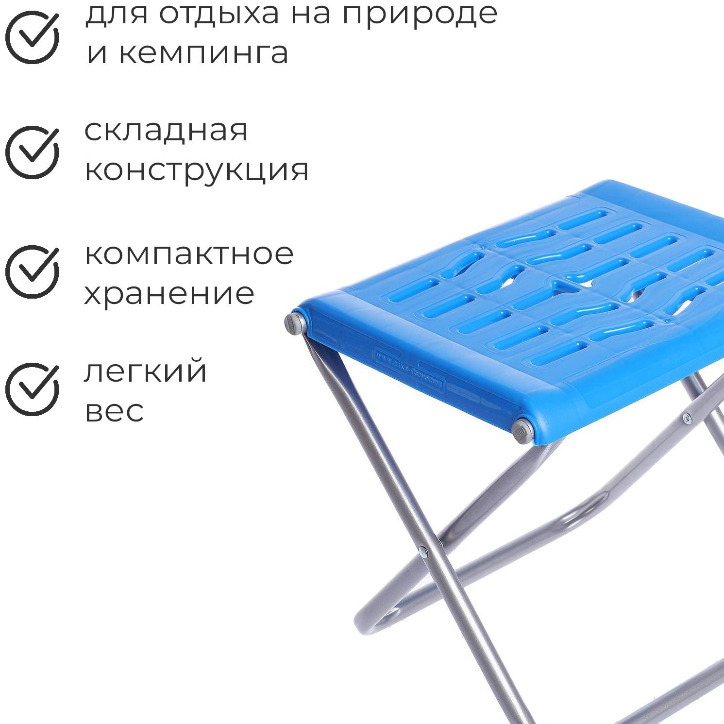 Стул складной, 37х29.5х34 см, цвет индиго