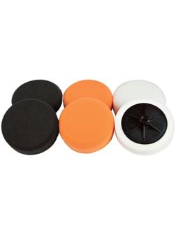 Полировальный круг CHAMAELEON, на липучке, белый, 150 x 25 мм, жесткий