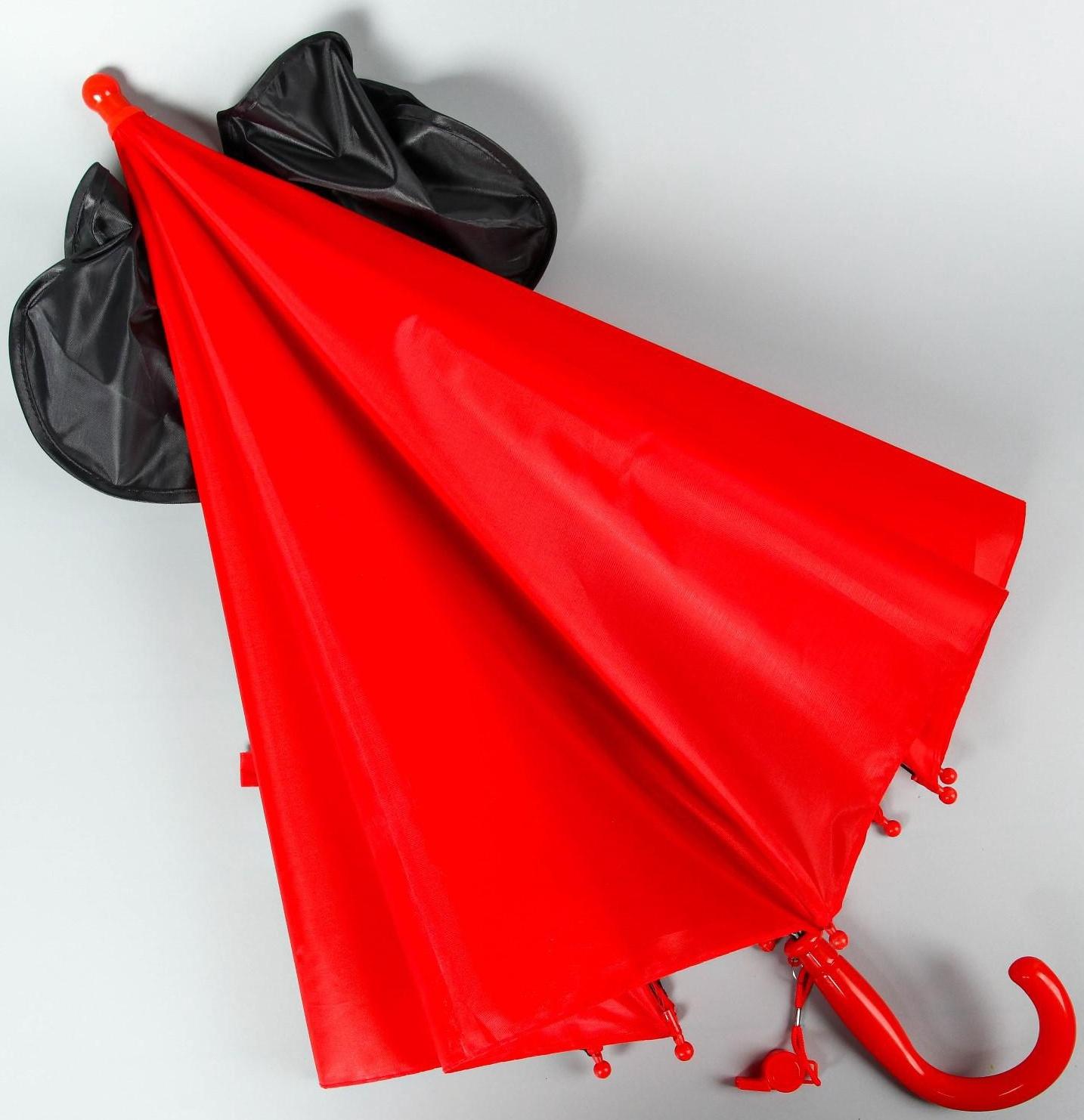 Зонт детский с ушами «Привет», Ø 70 см, Микки Маус