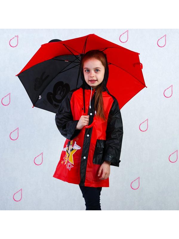 Зонт детский с ушами «Привет», Ø 70 см, Микки Маус