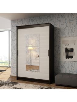 Шкаф-купе «Элегант», 1260×2000×590 мм, дуб венге/сосна лоредо