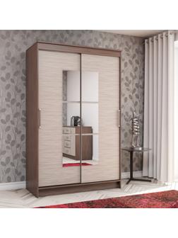 Шкаф купе «Элегант», 1260×2000×590 мм, ясень шимо темный/ясень шимо светлый
