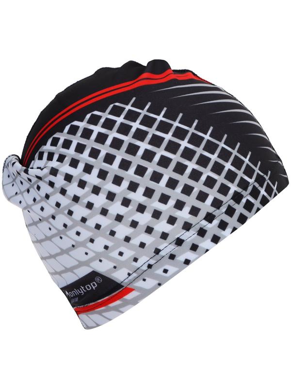 Шапочка для плавания взрослая ONLYTOP, тканевая, обхват 54-60 см