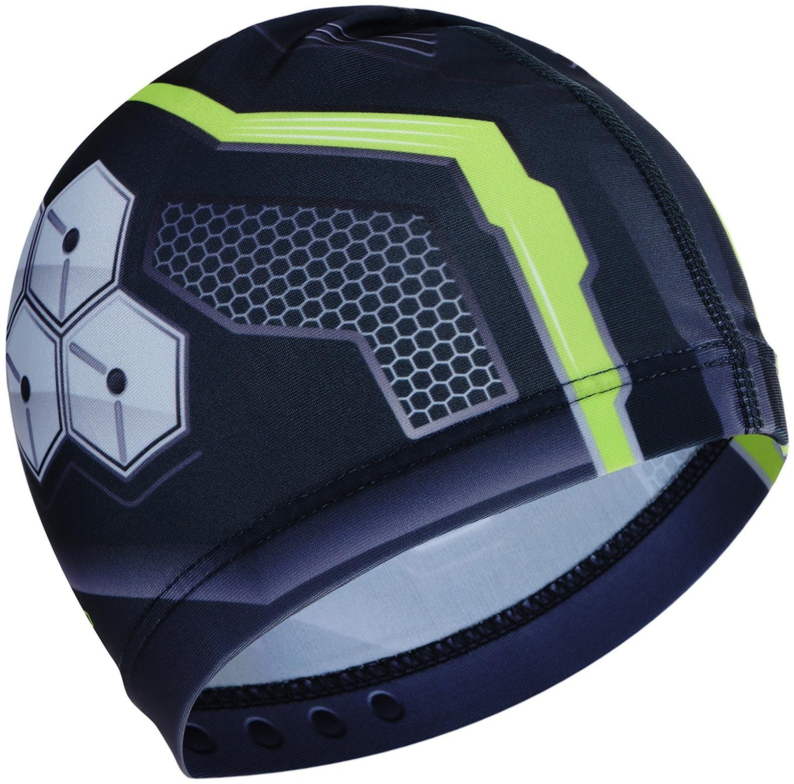 Шапочка для плавания взрослая ONLYTOP, тканевая, обхват 54-60 см