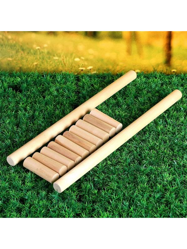 Игра «Городки», биты 2 шт. 49×2.5 см, городки 10 шт. 9×2.5 см