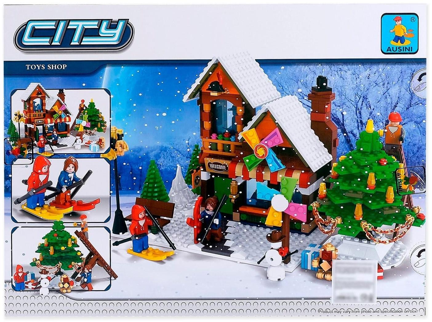 Конструктор «Рождественский парк», 812 деталей