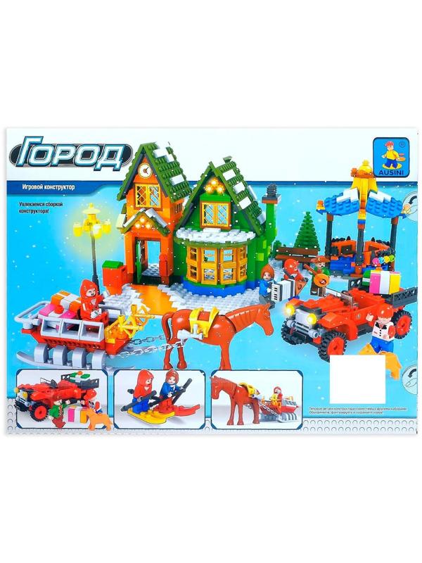 Конструктор «Домик Санты», 860 деталей