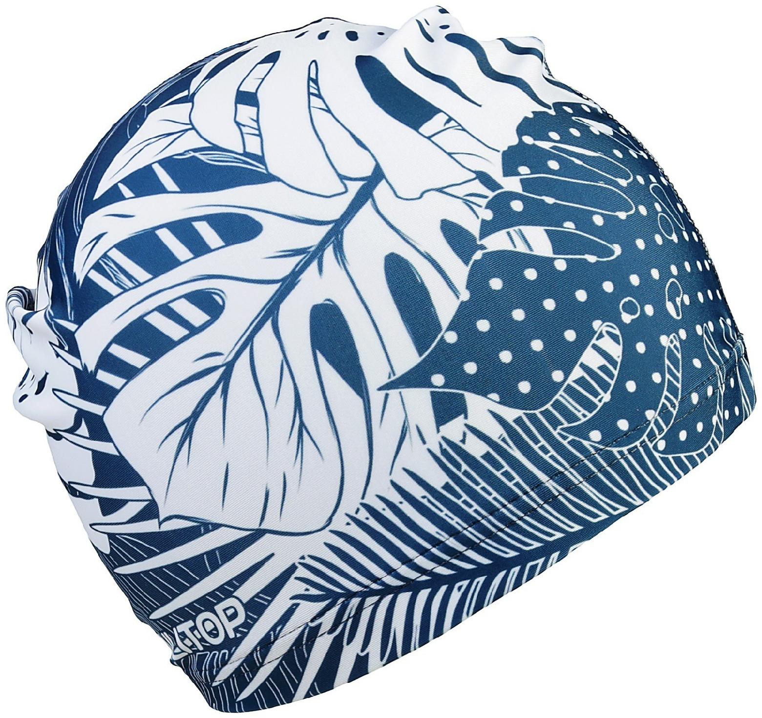 Шапочка для плавания взрослая ONLYTOP Swim «Тропики», тканевая, обхват 54-60 см
