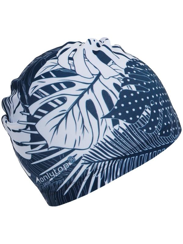 Шапочка для плавания взрослая ONLYTOP Swim «Тропики», тканевая, обхват 54-60 см