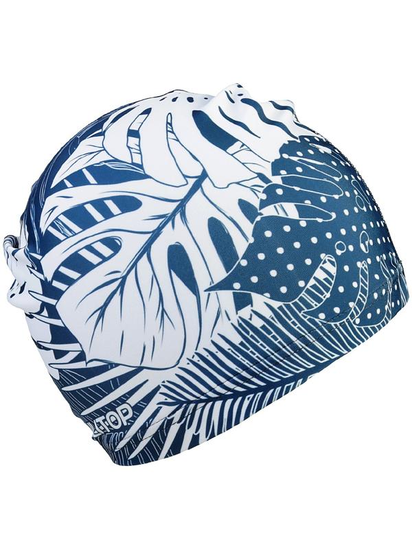 Шапочка для плавания взрослая ONLYTOP Swim «Тропики», тканевая, обхват 54-60 см