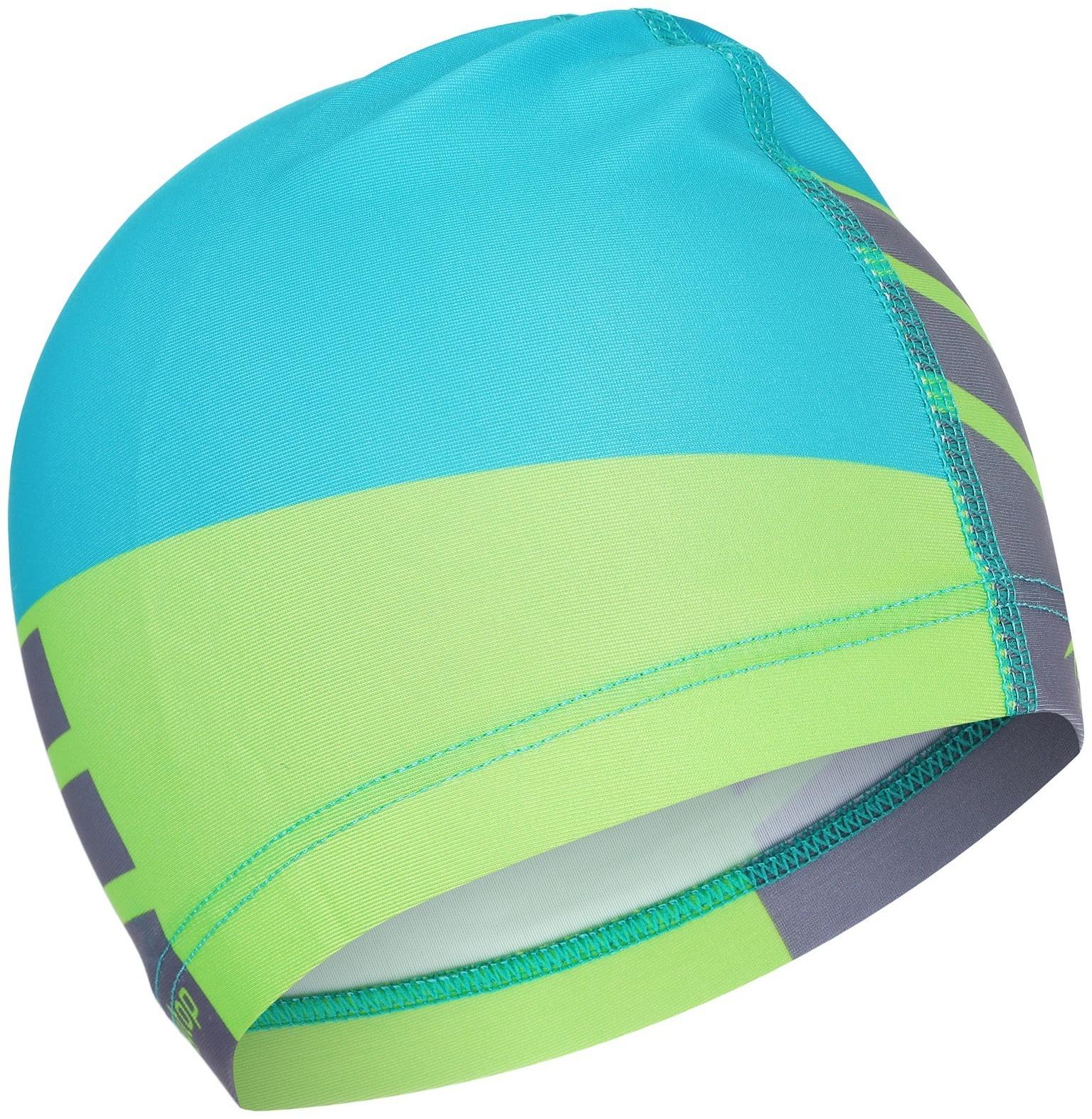 Шапочка для плавания взрослая ONLYTOP, тканевая, обхват 54-60 см