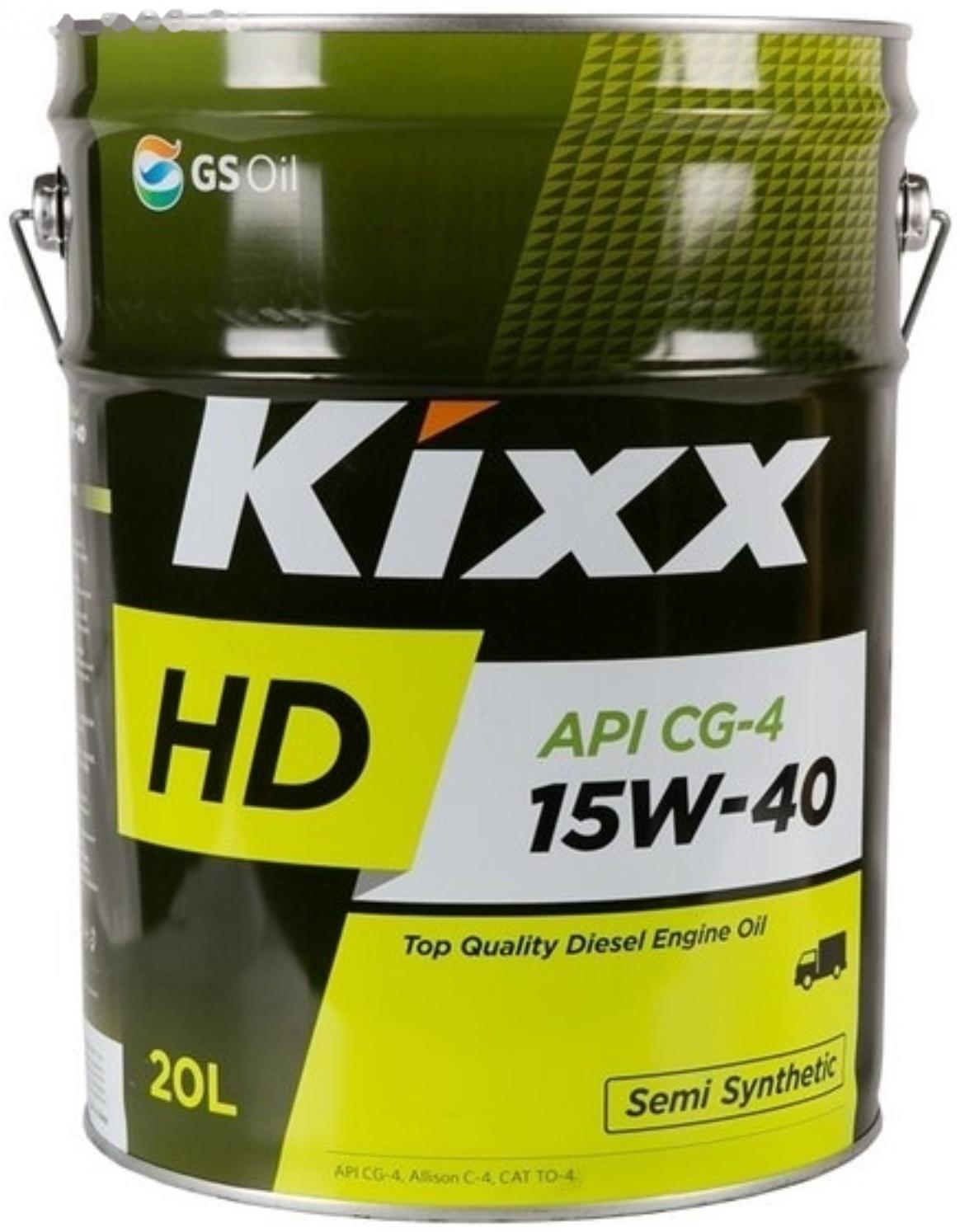 Масло моторное  Kixx HD CG-4 15W-40 Dynamic, 20 л