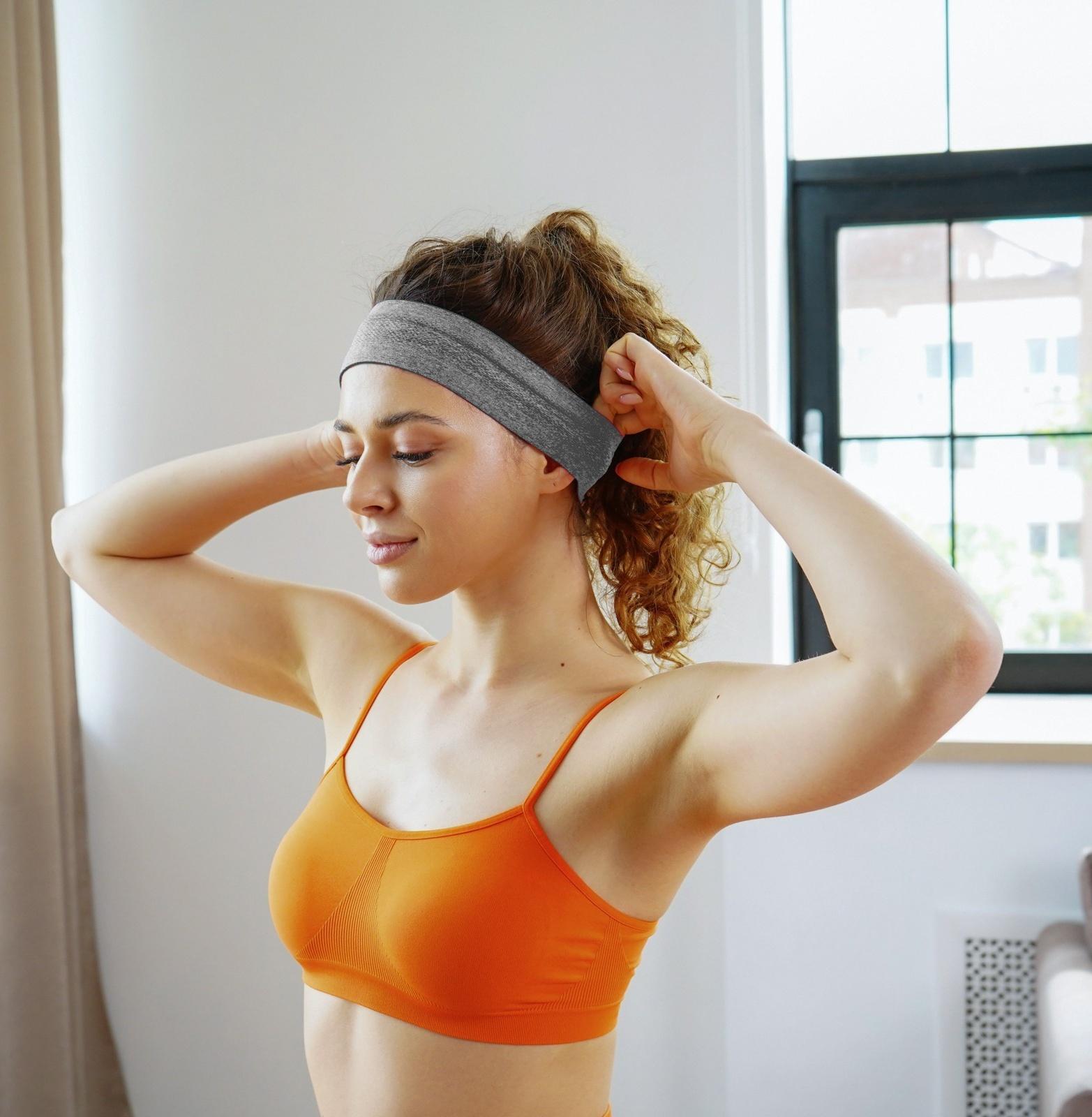 Повязка на голову ONLYTOP, цвет серый