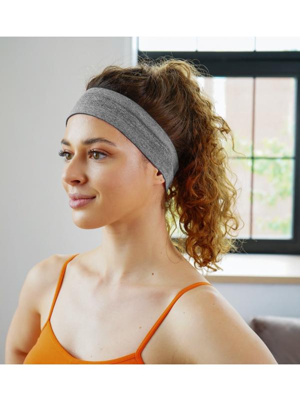 Повязка на голову ONLYTOP, цвет серый