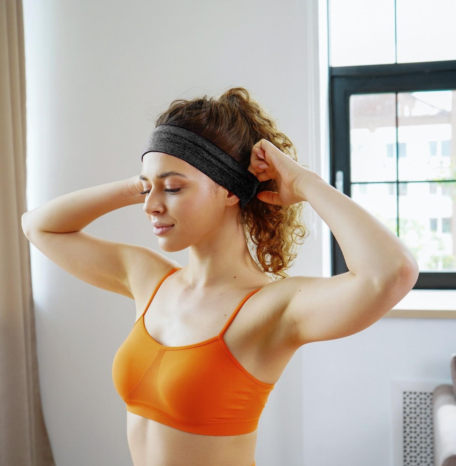 Повязка на голову ONLYTOP, цвет чёрный