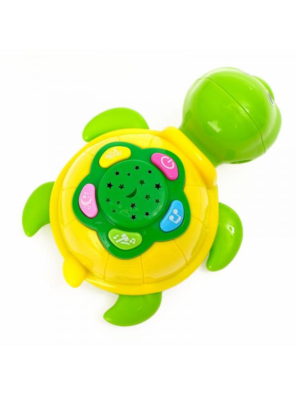 Музыкальная игрушка Play Smart «Озорная Черепаха» 7692 с проектором, подсветка, звук / Микс