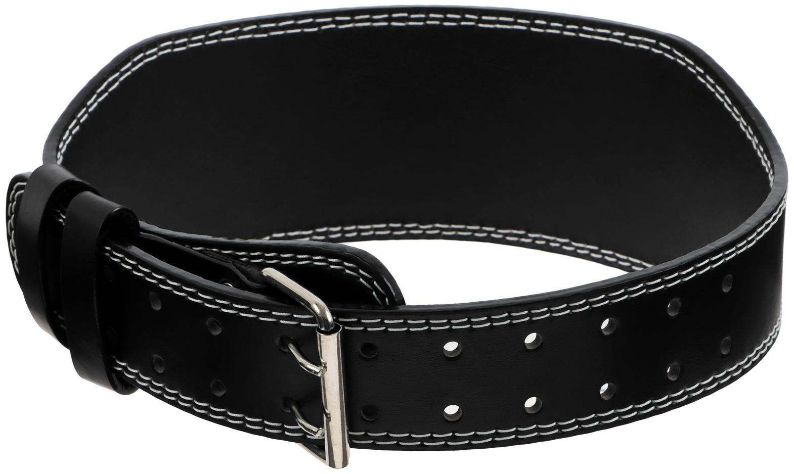 Пояс для тяжёлой атлетики ONLYTOP 110 см, искусственная кожа, цвет чёрный