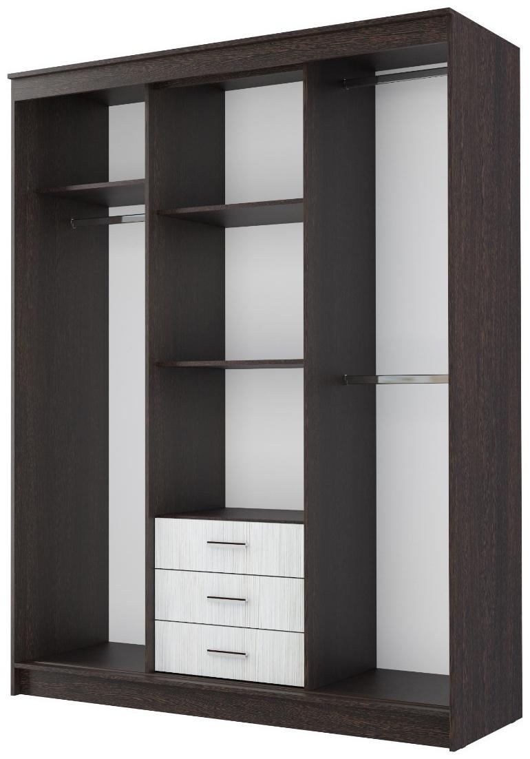 Шкаф-купе «Лорд», 1700×580×2200 мм, венге/лоредо