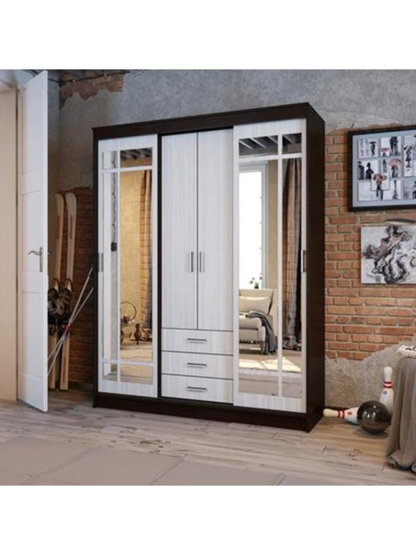 Шкаф-купе «Лорд», 1700×580×2200 мм, венге/лоредо