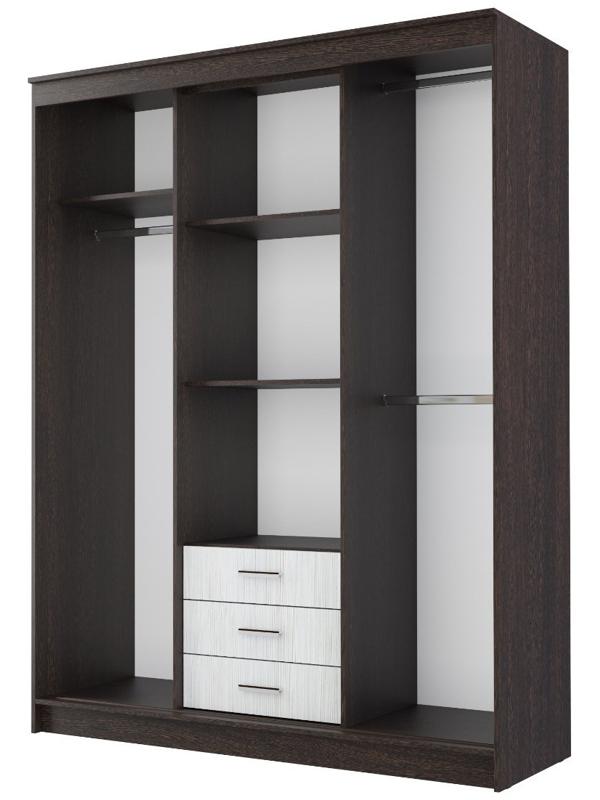 Шкаф-купе «Лорд», 1700×580×2200 мм, венге/лоредо