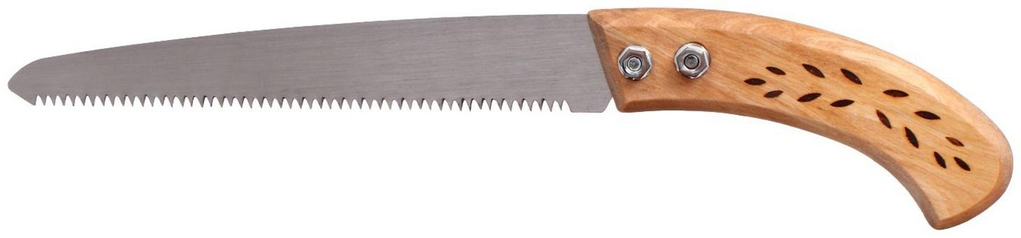 Ножовка садовая, 240 мм, деревянная ручка