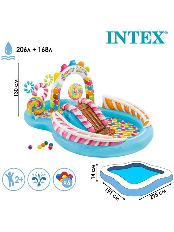 Игровой центр «Конфетная зона», 295 х 191 х 130 см, от 2 лет, 57149NP INTEX