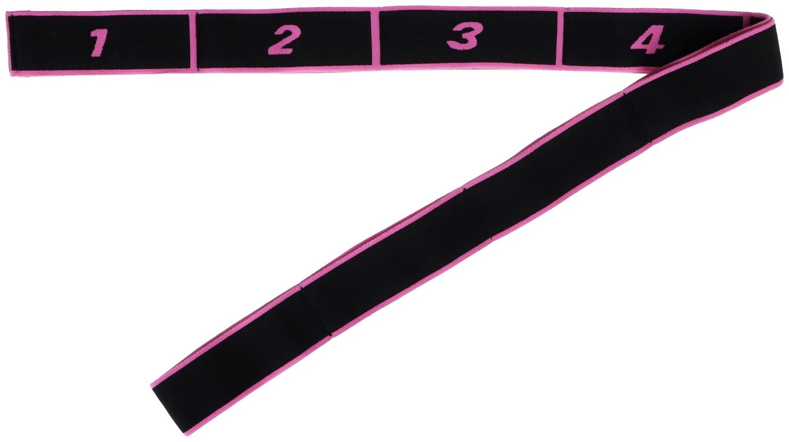 Эспандер-лента эластичная с захватами, 90 х 4 см, MEDIUM, цвет розовый