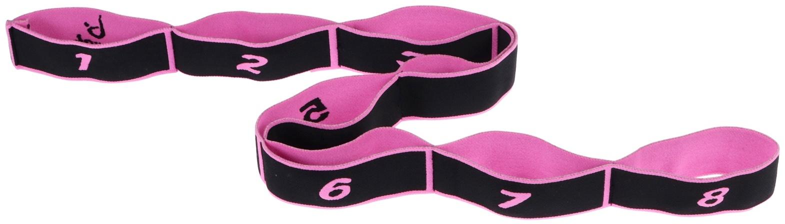 Эспандер-лента эластичная с захватами, 90 х 4 см, MEDIUM, цвет розовый