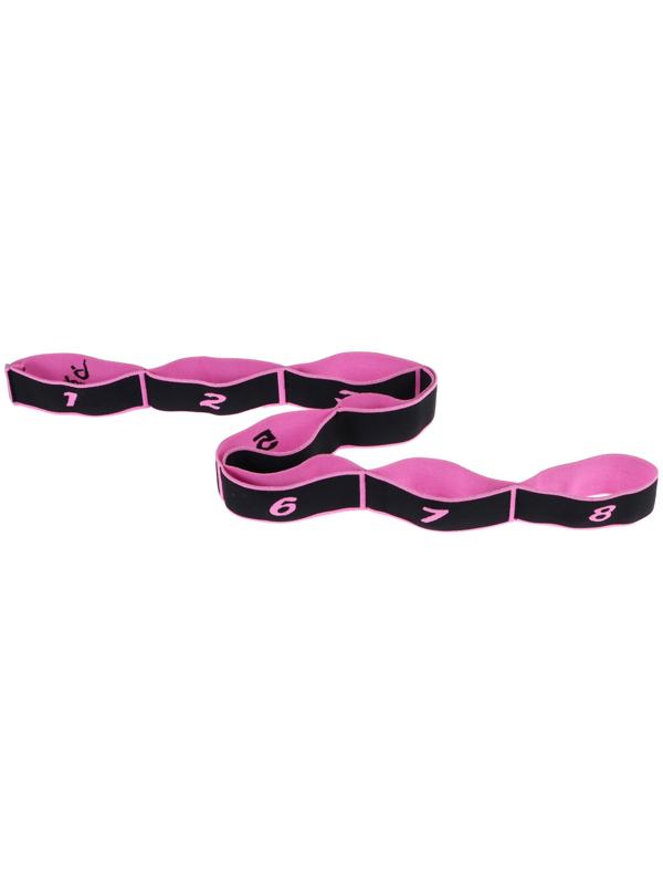 Эспандер-лента эластичная с захватами, 90 х 4 см, MEDIUM, цвет розовый