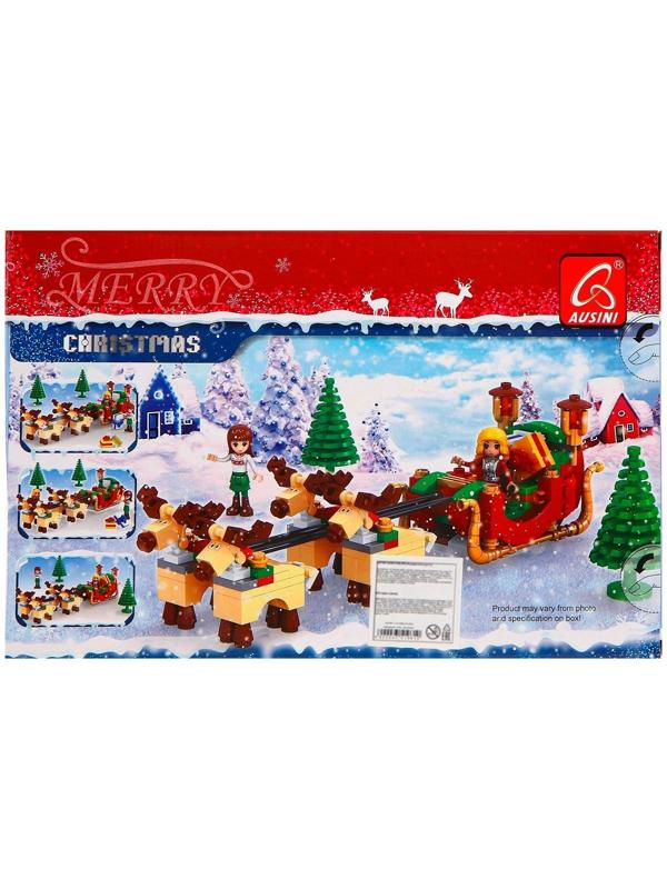Конструктор новый год «Сани Санты», 228 деталей