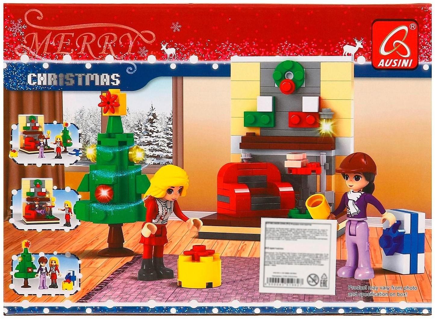 Конструктор новый год «Гостиная», 158 деталей