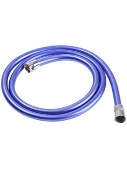 Душевой шланг ZEIN Z15PB, 150 см, антиперекручивание, латунные гайки, фиолетовый