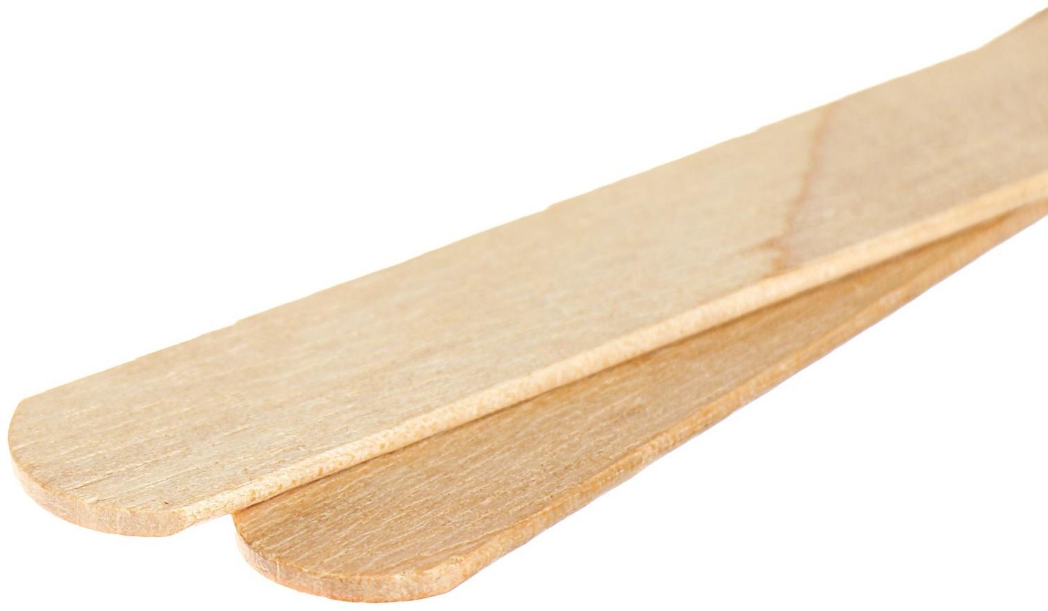 Шпатель деревянный шлифованный нестерильный,  р-р 140х18х1,8