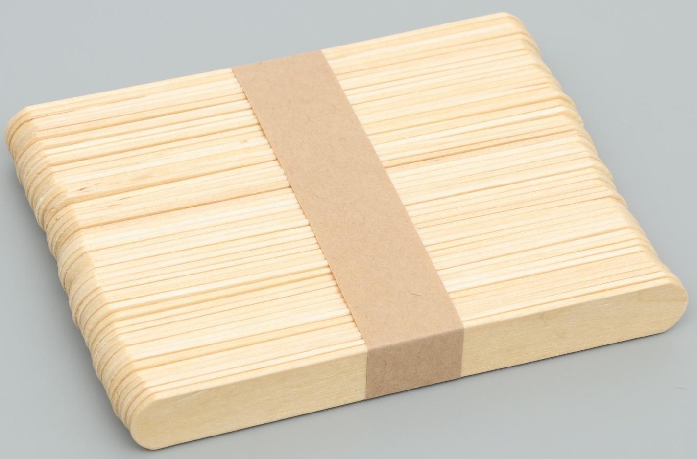 Шпатель деревянный шлифованный нестерильный,  р-р 140х18х1,8