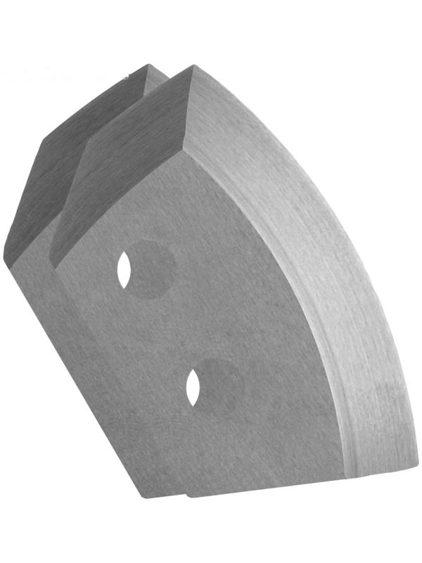 Ножи для ледобура полукруглые универсальные, d=130 мм (набор 2 шт.) нерж.