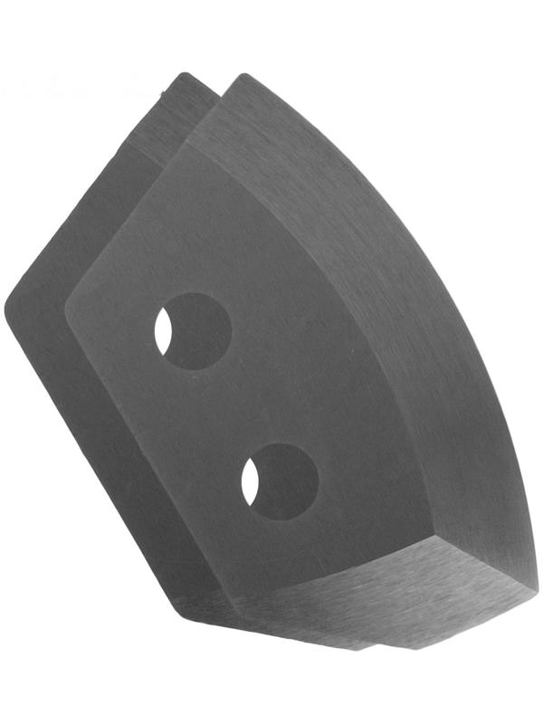 Ножи для ледобура полукруглые универсальные, d=130мм ПВ (набор 2 шт.) нерж