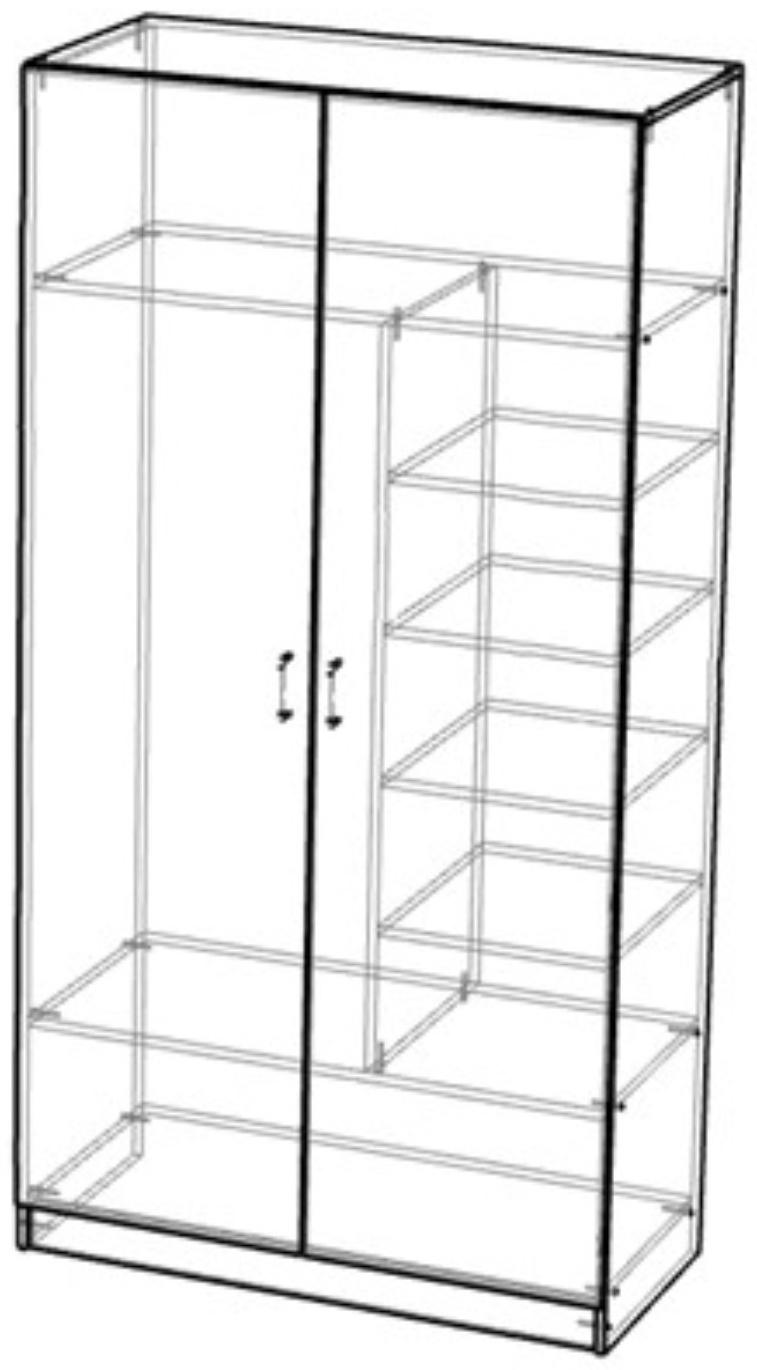 Детская комната Юта, комплект №1, Бетон/Винтерберг