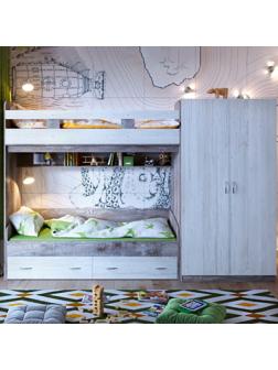 Детская комната Юта, комплект №1, Бетон/Винтерберг