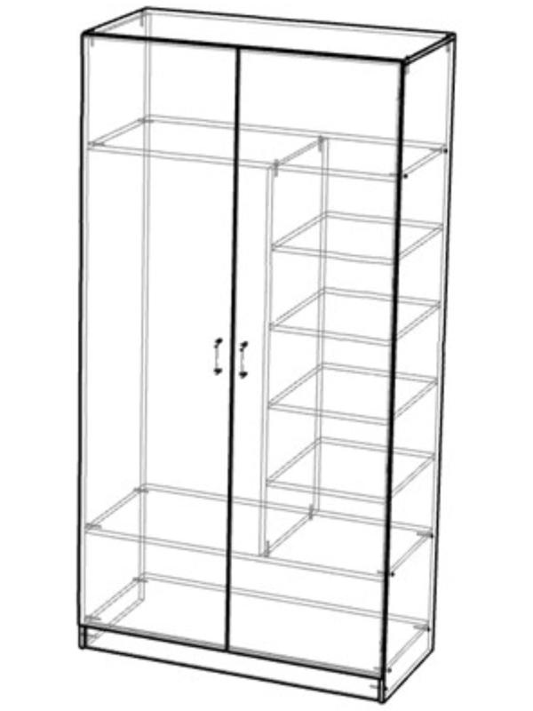 Детская комната Юта, комплект №1, Бетон/Винтерберг