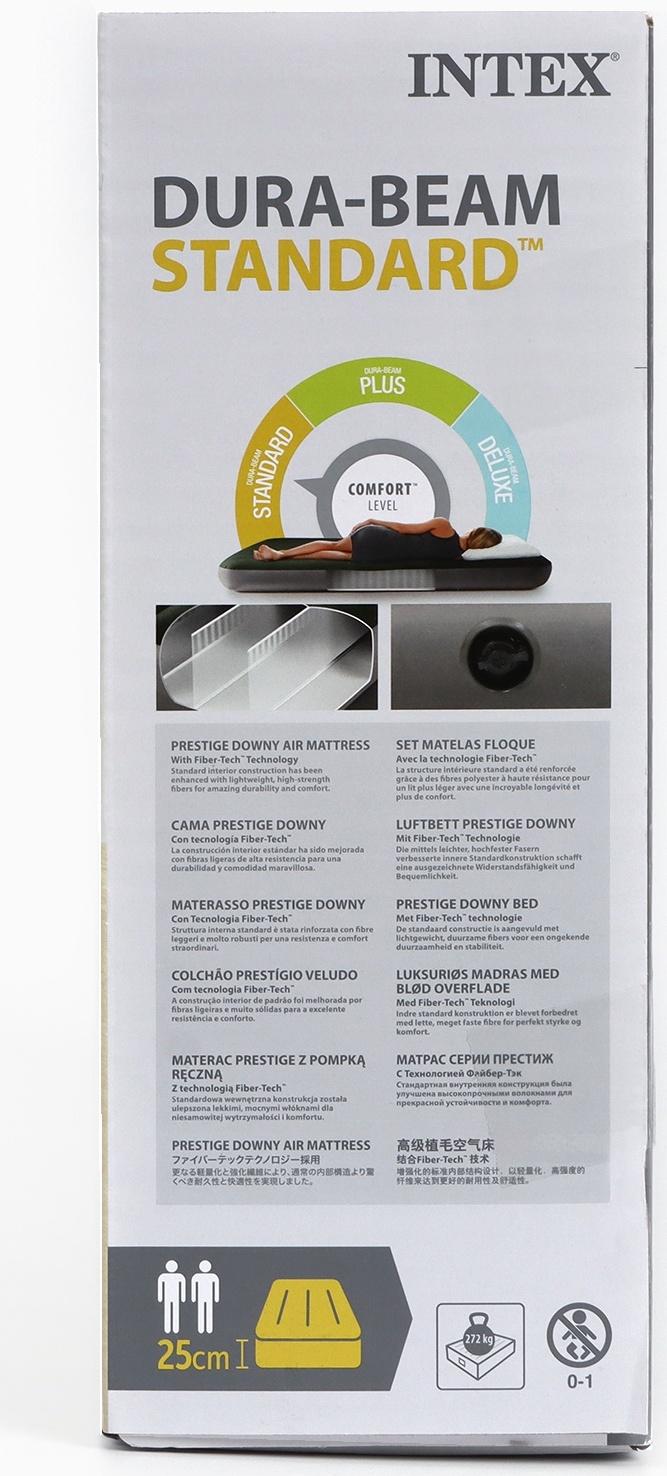 Матрас надувной DURA-BEAM FULL, 137 х 191 х 25 см, 64108 INTEX