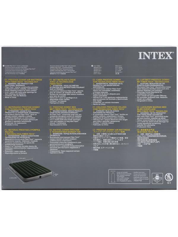 Матрас надувной DURA-BEAM FULL, 137 х 191 х 25 см, 64108 INTEX