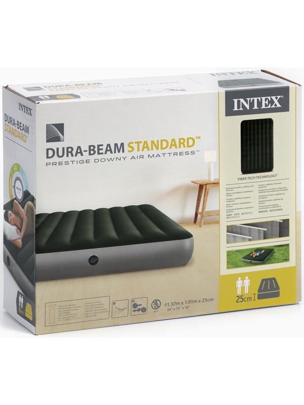 Матрас надувной DURA-BEAM FULL, 137 х 191 х 25 см, 64108 INTEX