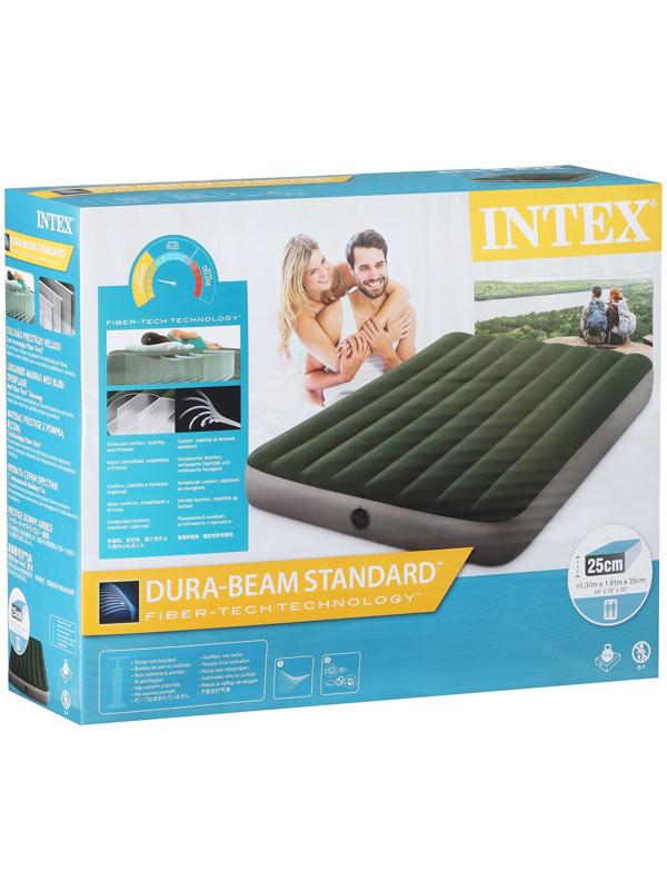 Матрас надувной DURA-BEAM FULL, 137 х 191 х 25 см, 64108 INTEX