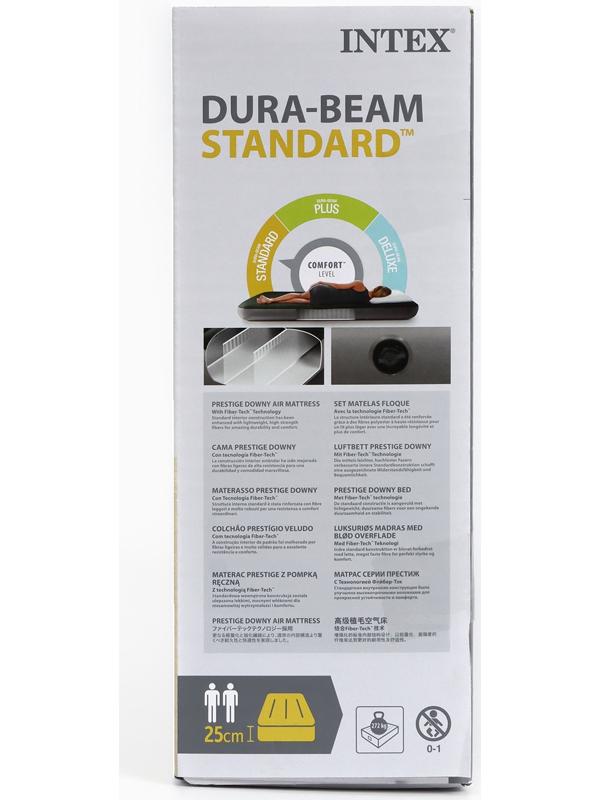 Матрас надувной DURA-BEAM FULL, 137 х 191 х 25 см, 64108 INTEX