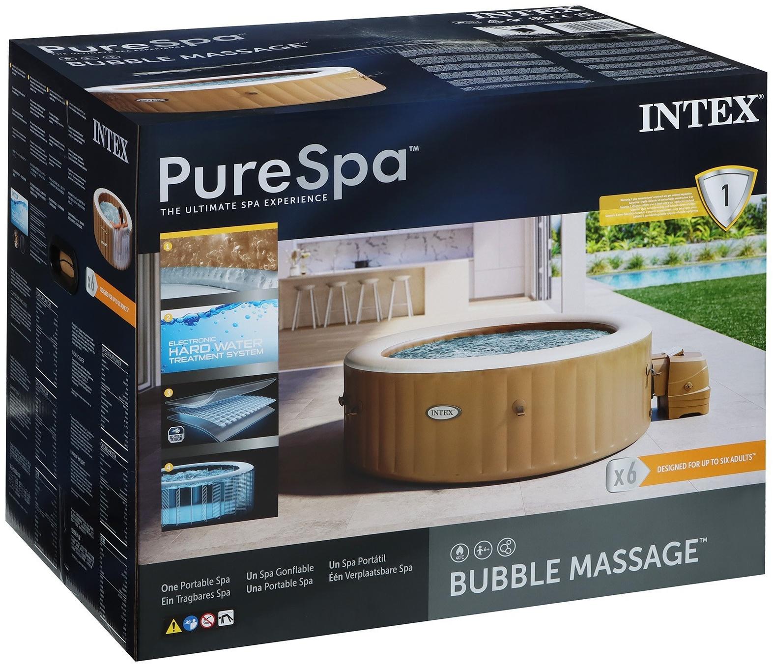 Спа-бассейн BUBBLE MASSAGE 165 х 216 см (220-240 Volt), от 6 лет 28428ЕХ