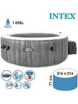 SPA бассейн GREYWOOD DELUXE, 216 х 71 см, 220-240V, от 6 лет, 28442 INTEX