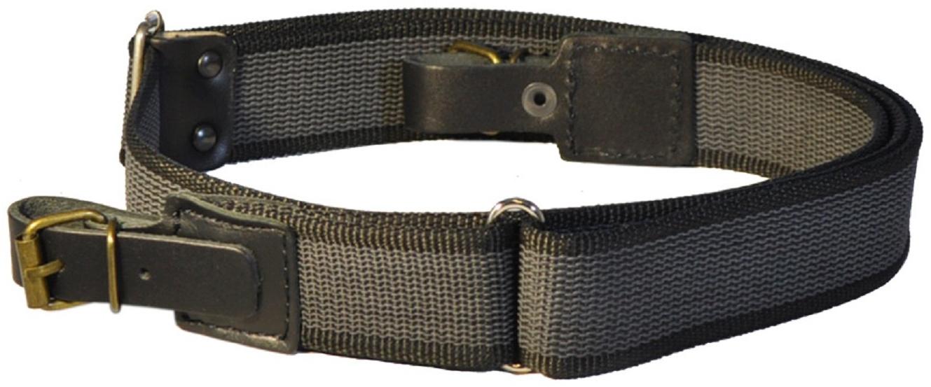 Ремень ружейный противоскользящий, регулируемый, черный